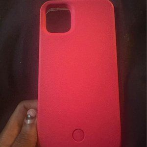 iphone 11 pro max led selfie light case